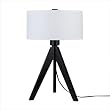 Woody Table Lamp Finish: Black Pickled, Shade Finish: Chamois Paper