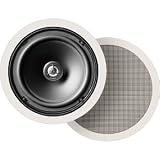 Definitive Technology UIW83/A Round In-Ceiling Speakers (Pair, White)