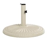 ACE Hardware-PARK BENCHESINNOVA 28540DS LIVING ACCENTS FLUTED ROUND UMBRELLA BASE 18