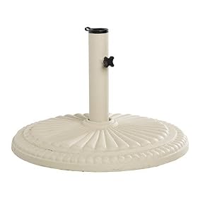 ACE Hardware-PARK BENCHESINNOVA 28540DS LIVING ACCENTS FLUTED ROUND UMBRELLA BASE 18 from Umbrella Bases