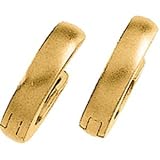 14K Yellow Gold Hinged Earring