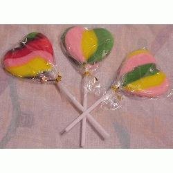 Rainbow Heart Lollipop by Millennium
