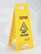 Rubbermaid #6112-77 Caution Wet Floor Sign