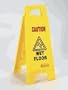 Rubbermaid #6112-77 Caution Wet Floor Sign