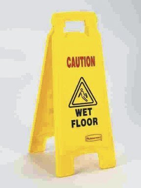 Rubbermaid #6112-77 Caution Wet Floor Sign On Sale