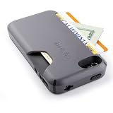 Speck SPK-A0332 CandyShell Card Phone Case for iPhone 4 (NightDrive Grey, Fits Verizon and AT&T Models)