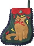 Ethical Christmas Xmas Stocking Cat Clipstrip 12 Piece - 40061C