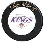 Rogie Vachon Autographed/Hand Signed LA Kings Hockey Puck
