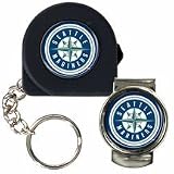 MLB Seattle Mariners 6' Tape Measure, Key Chain & Money Clip Set
