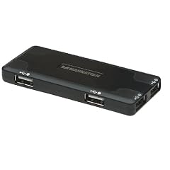 Manhattan Hi-Speed USB 2.0 Pocket Hub (7 Steckpl�tze, Bus Power) schwarz