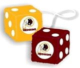 Washington Redskins Fuzzy Dice