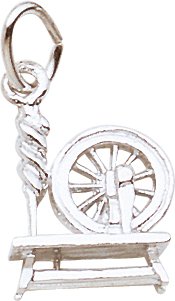 Spinning Wheel Charm by Rembrandt Charms