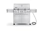 Weber 7470001 Summit S-670 Natural Gas Grill, Stainless Steel