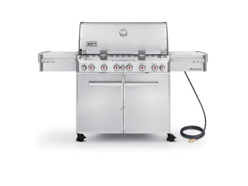 Weber 7470001 Summit S-670 Natural Gas Grill, Stainless Steel