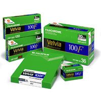 Fuji Velvia 100F (RVP) 120- 5 Pack Slide Film by Fuji
