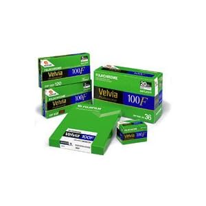 Fuji Velvia 100F (RVP) 120- 5 Pack Slide Film by