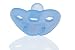 Weil Baby Silicone Safe Orthodontic Pacifier, Twin Pack, Blue