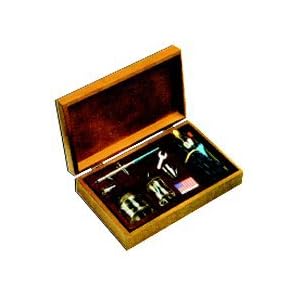 Professional Head Air Brush Set in Wood Case by Badger Air Brush