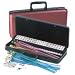 CHH Imports Western Mahjong Set In Burgundy Hard case