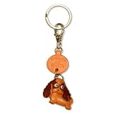 VANCA Craft Petit Mini Mascot Leather Dog Keychains * CAVARIER K.C. SPANIEL *