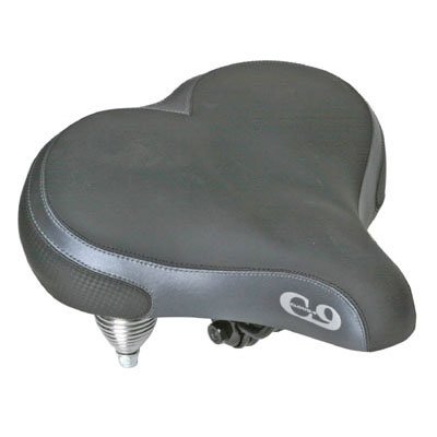 Sunlite Cloud-9 Bicycle Suspension Cruiser Saddle, Cruiser Gel, Tri-color Black