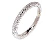 18k White Gold Stacking Ring Size 7.5