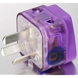 NEW! HIGH QUALITY AC POWER TRAVEL ADAPTER PLUG For use in AUSTRALIA CHINA NEW ZEALAND FIJI ISLANDS ARGENTINA and more / WITH DUAL PLUG-IN PORTS! (WORKS AS TWO-ADAPTERS-IN-ONE!) / GROUNDED / See Product Description for compatible countries