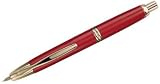 Pilotpen 60167 Red w/Gold Accents Fine Nib