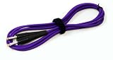 Rockburn 10 foot with Moulded 1 inch Jacks Guitar Lead - Purple