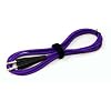 Rockburn 10 foot with Moulded 1 inch Jacks Guitar Lead - Purple