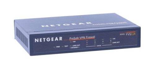 NETGEAR FVS114 ProSafe VPN Firewall 8 with 4-Port 10/100 Mbps Switch