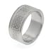 Jewelry : 10mm Wide Embossed Celtic Knot Pattern Titanium Wedding Band Ring (Size 6,7,8,9,10,11,12)