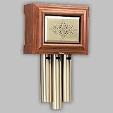 Broan-NuTone LA305WL Walnut finish real wood, brass insert, 3 brass finish tubes, Walnut