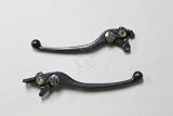 Brake & Clutch Levers - Suzuki GSXR 1300 Hayabusa 99-11, SV1000 SV 03-07, TL1000R TLR 98-03, Bandit 1200 01-06, Bandit 1250 07-11, GSX 650 F 08-11, GSX 1400 - Carbon Color