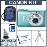 Cheap Canon Powershot SD1300 IS Digital Elph Camera Kit,- Green - with 8GB SD Memory Card, Camera Case, Spare NB-6L Type Lithium-ion Battery, Table Top Tripod, USB 2.0 SD Card Reader