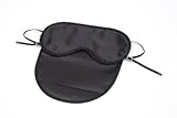 サテンフェイスアイマスク ブラック