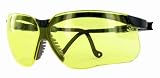 Howard Leight Genesis Safety/Shooting Glasses w/Amber Lens/Black Frame Md: R03571 .