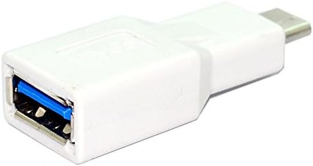 (3CMaker) Type-C to Type A USB 3.0 Female Adapter for Apple New Macbook 12 Inch,ChromeBook Pixel, Nokia N1 Tablet and Other Type-C Devices(White)