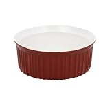 Colours 1.5 Qt Round Casserole in Red Colours 1.5 Qt Round Casserole in Red