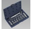 Sealey AK6386 - Ratchet Wrench Go-Through Socket Set 21pc