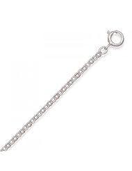MMA Silver - 13 inch+1 inchExtension Cable Chain Necklace