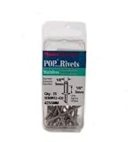 FPC Corporation #FPC42SS 25PK Short Stainless Steel Rivet