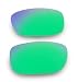 EyeKon Lenses for Oakley Twitch Sapphire Green Polarized Replacement Lenses (Custom Made)