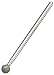 Diamond Ball Point, 3/32 Shank