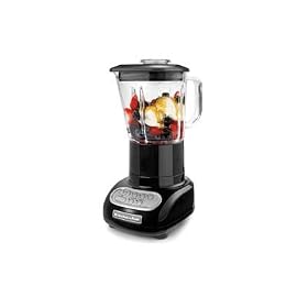KitchenAid KSB565OB 5-Speed Blender with 48-Ounce Glass Jar, Onyx Black