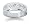 0.7 ctw. Woman's Princess Diamond Wedding Band in 18K White Gold