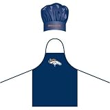 Denver Broncos NFL Barbeque Apron and Chef's Hat