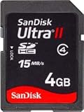 Sandisk Secure Digital HC Card 4GB Ultra II (2) (Class 4) (SANSD4GBU2)