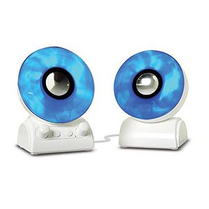 TWIN SPIN LED SPEAKERS