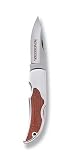 Winchester 22-01334 3-Inch Wood Folder Knife with Nylon Sheath